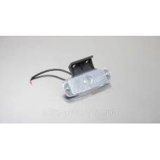 Фонарь габаритный LED, белый, с кронштейном (передний) продажа кратно 12шт ➤ ISS20202B