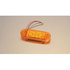 Фонарь габаритный 9 LED желтый ➤ ISS40321