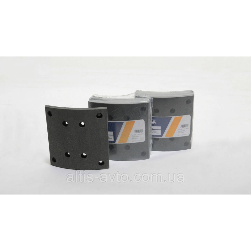 Накладки тормозные MAN F2000, F90, Mercedes Actros, –02, 2228–3850 станд.S–16, 5mm ➤ 19487 Накладки тормозные MAN F2000, F90, Mercedes Actros, –02, 2228–3850 станд.S–16, 5mm ➤ 19487
