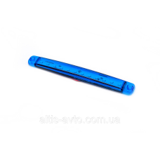Фонарь габаритный 6 LED вдоль, синий ➤ YP-104B