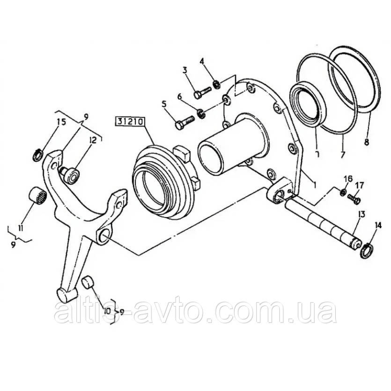 Сальник Renault (58x80x10) 5010242792 Сальник Renault (58x80x10) 5010242792