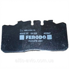 Колодки тормозные MAN, Renault, DAF 81508206042
