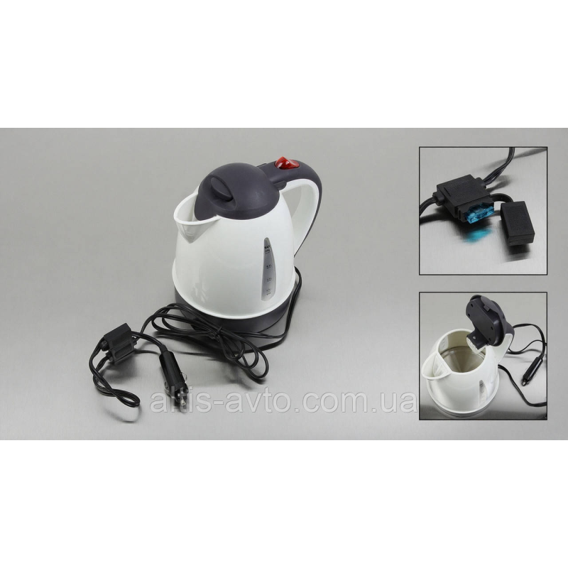 Чайник портативный 1L, 24V, 250W, провод 1, 4м с предохранителем ➤ MG35784 Чайник портативный 1L, 24V, 250W, провод 1, 4м с предохранителем ➤ MG35784