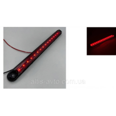 Фонарь габаритный 24В красный LED вдоль ➤ MG102217