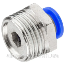 Фиттинг прямой мет/пластик M16x1, 5xD8 ➤ MG100183