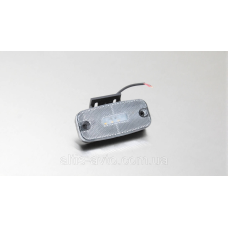Фонарь габаритный LED, овал, бел. с скронштейном ➤ ISS40272