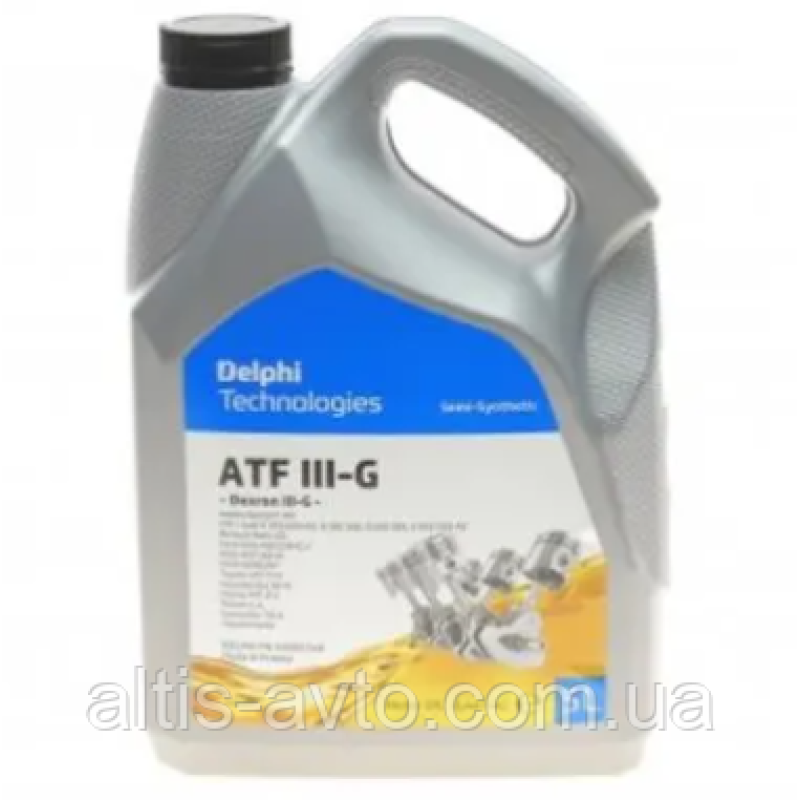 Масло ATF DELPHI 5L (Made in France! ) DEXRON III–G Allison C–4, Ford MERCON ➤ 93892749 DEL Масло ATF DELPHI 5L (Made in France! ) DEXRON III–G Allison C–4, Ford MERCON ➤ 93892749 DEL