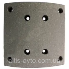 Накладки тормозные MAN M200, Mercedes 1614–3028 пер.410x200 станд. S–17.00mm 8отв ➤ 19486VWA