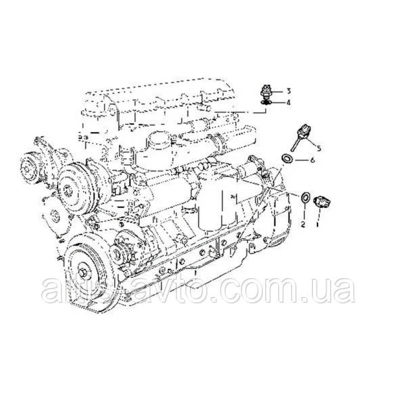 Датчик давления масла Renault Magnum/ Premium 5000789771 Датчик давления масла Renault Magnum/ Premium 5000789771