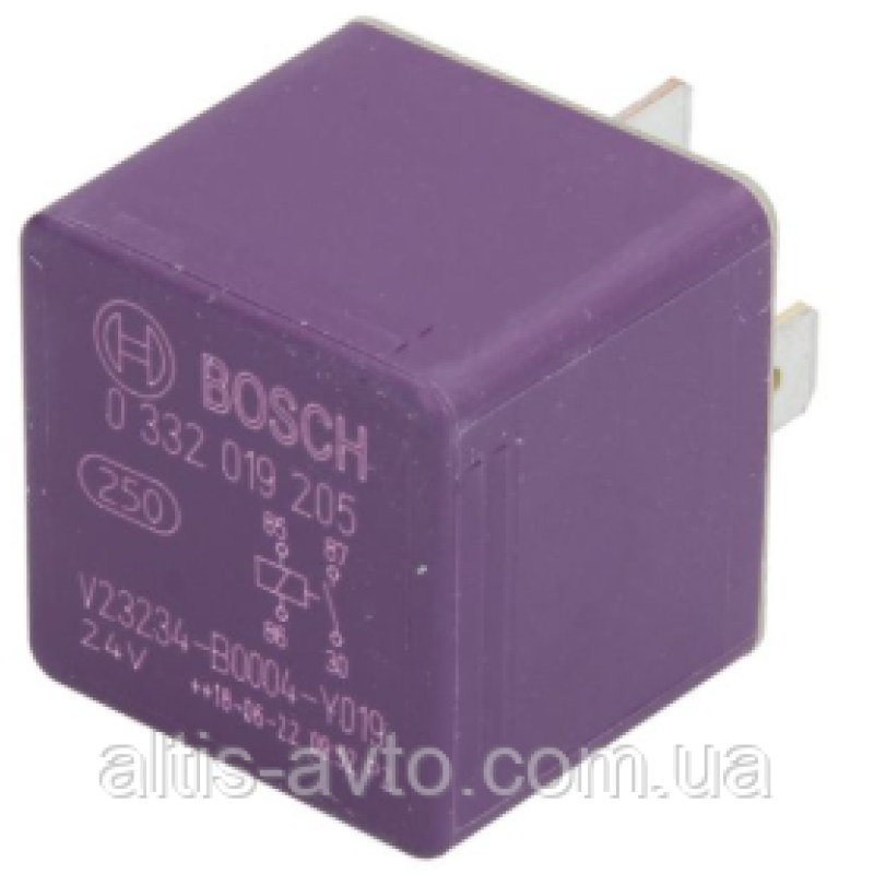 Реле BOSCH 4–конт. 24V 40A ➤ 1527015