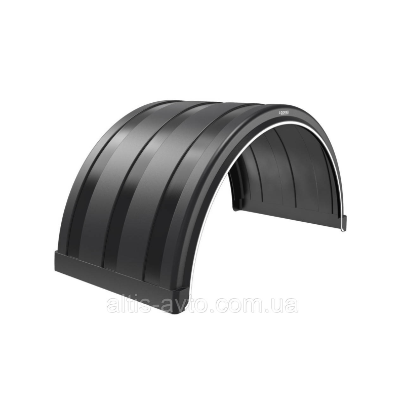 Крыло пластиковое на прицеп с белой полосой усиленное Domar DK1840, B=530 мм Крыло пластиковое на прицеп с белой полосой усиленное Domar DK1840, B=530 мм