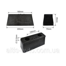 Отбойник резиновый 200х85х75 Wielton