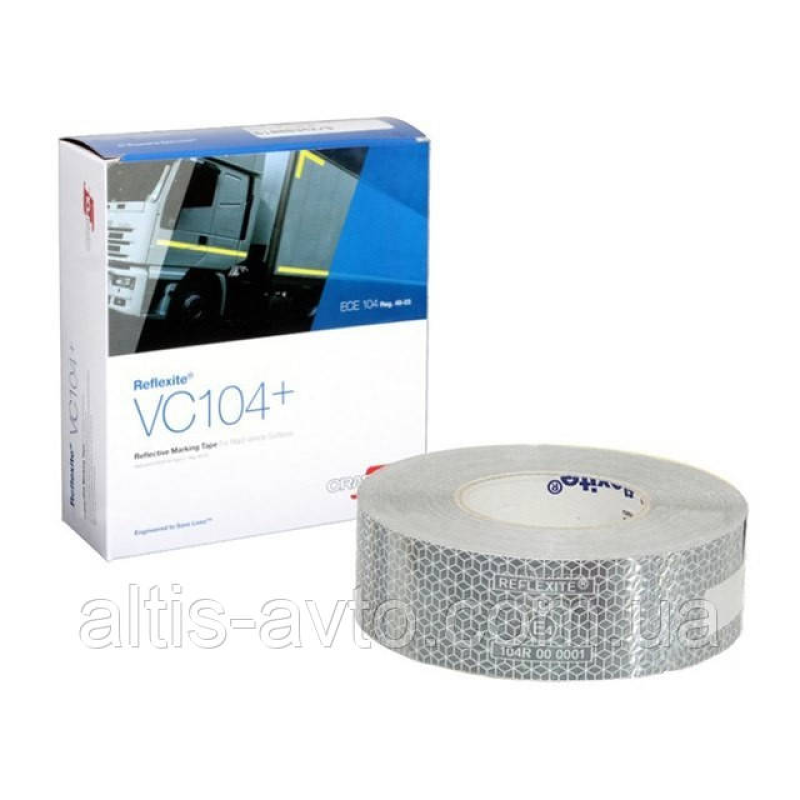 Светоотражающая лента для твердой поверхности (белая) ORAFOL VC104+