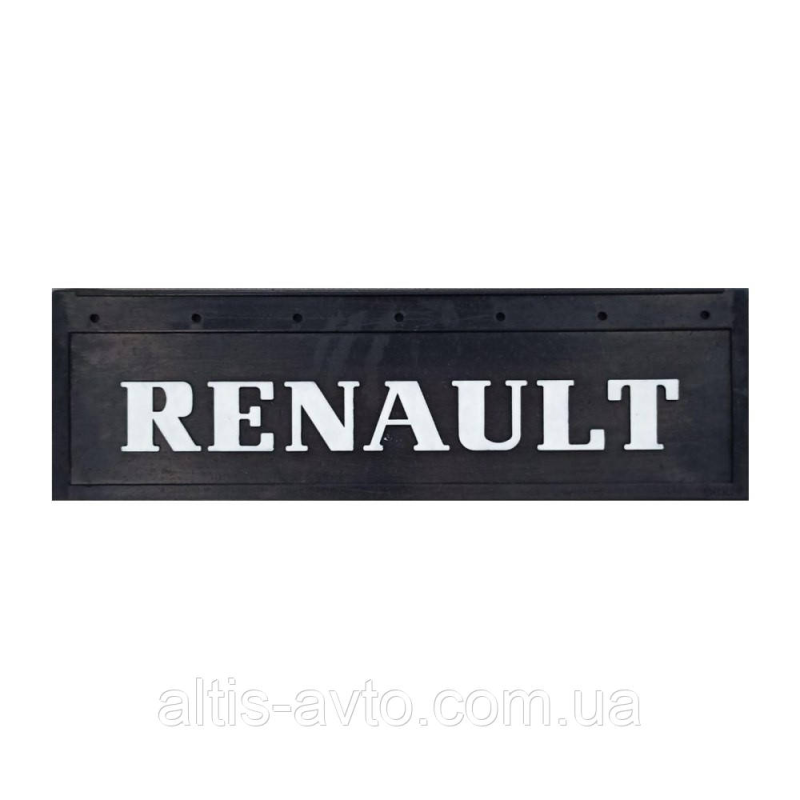 Брызговик RENAULT (650х220) рельефная надпись Брызговик RENAULT (650х220) рельефная надпись
