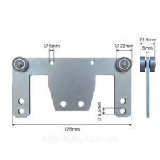 Ролики стойки полуприцепа Ø22x21,5x89 KOGEL