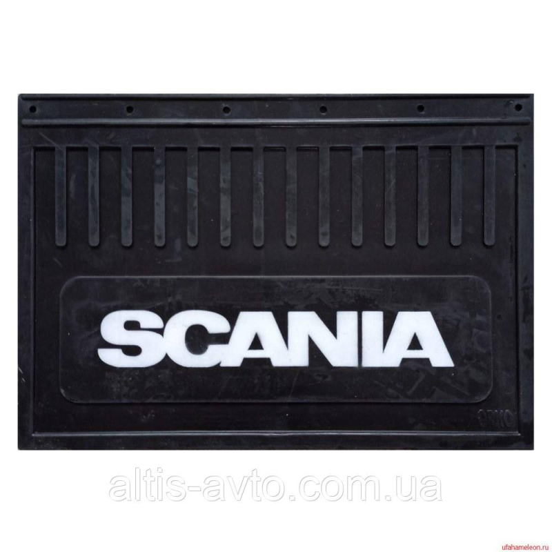 Брызговик SCANIA (500х370) простая надпись Брызговик SCANIA (500х370) простая надпись