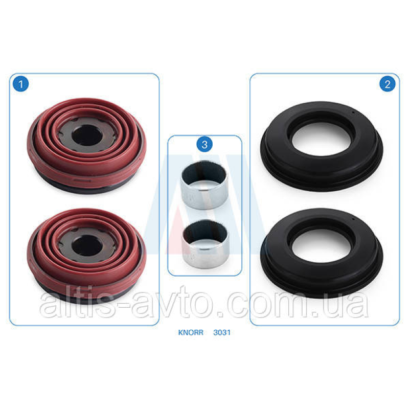 Комплект пыльников суппорта Knorr SB–series Mercedes 0014205283 CKSK4 ➤ K000944