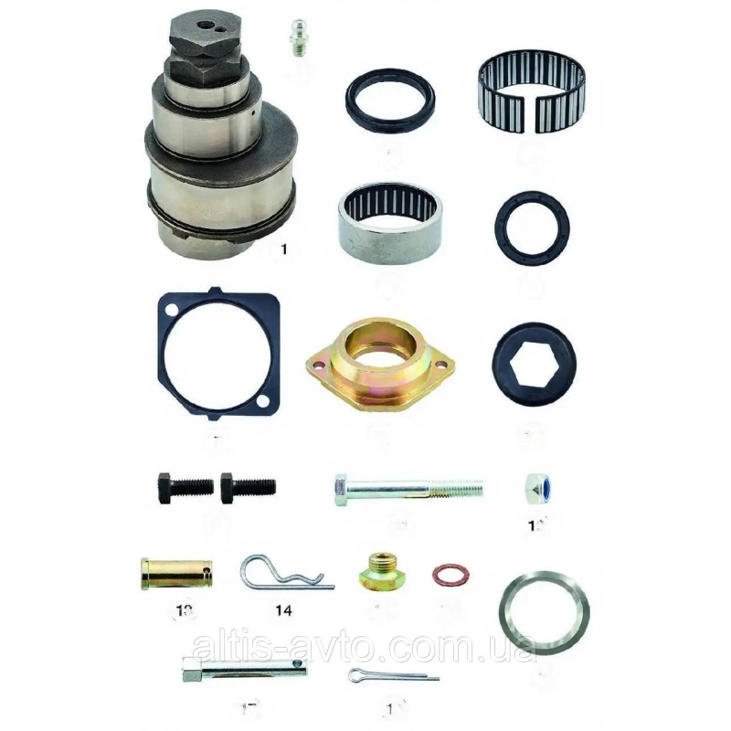 Ремкомплект суппорта MERITOR DX195,DX225 MCK1294 (Andtech) 0810 20106 Ремкомплект суппорта MERITOR DX195,DX225 MCK1294 (Andtech) 0810 20106