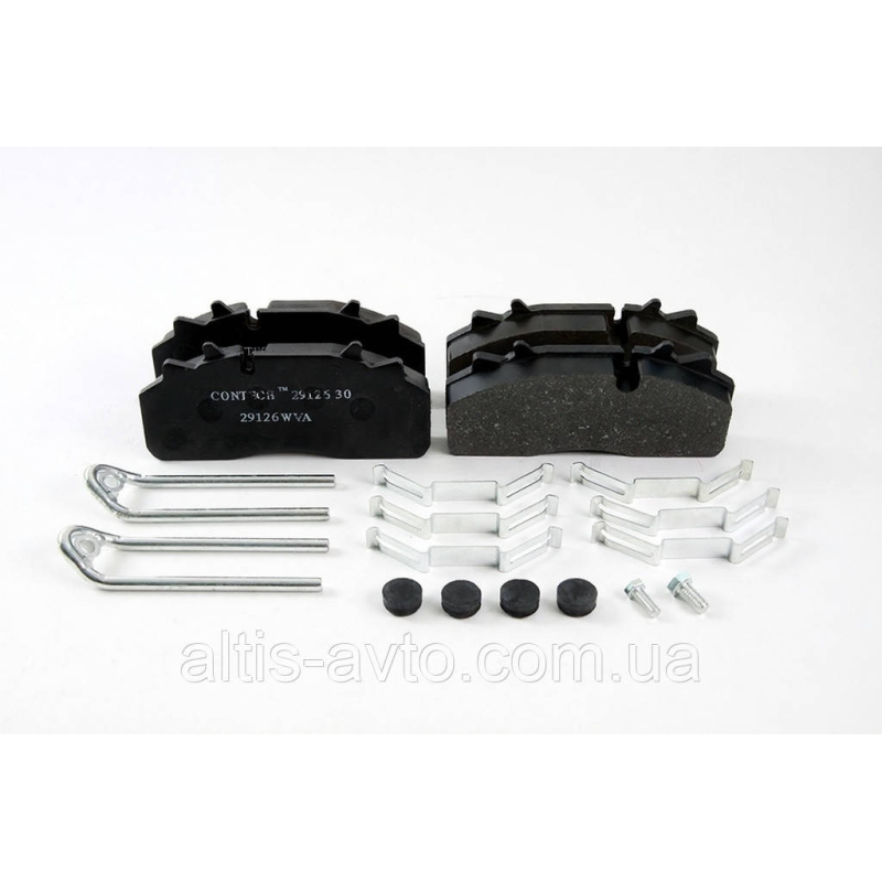 Колодки тормозные WABCO PAN 19 (DAF, Renault, SAF) с монтажным комплектом ➤ 29126WVA Колодки тормозные WABCO PAN 19 (DAF, Renault, SAF) с монтажным комплектом ➤ 29126WVA