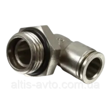 Фиттинг угловой металл M16–D8 ➤ 10585CNT