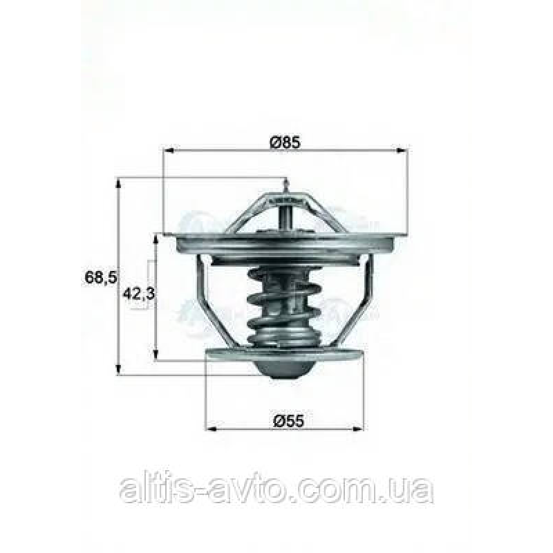 Термостат DAF F 2700; SCANIA 4, P,G,R,T (с прокладкой) (Mahle) TX 33 83 D Термостат DAF F 2700; SCANIA 4, P,G,R,T (с прокладкой) (Mahle) TX 33 83 D