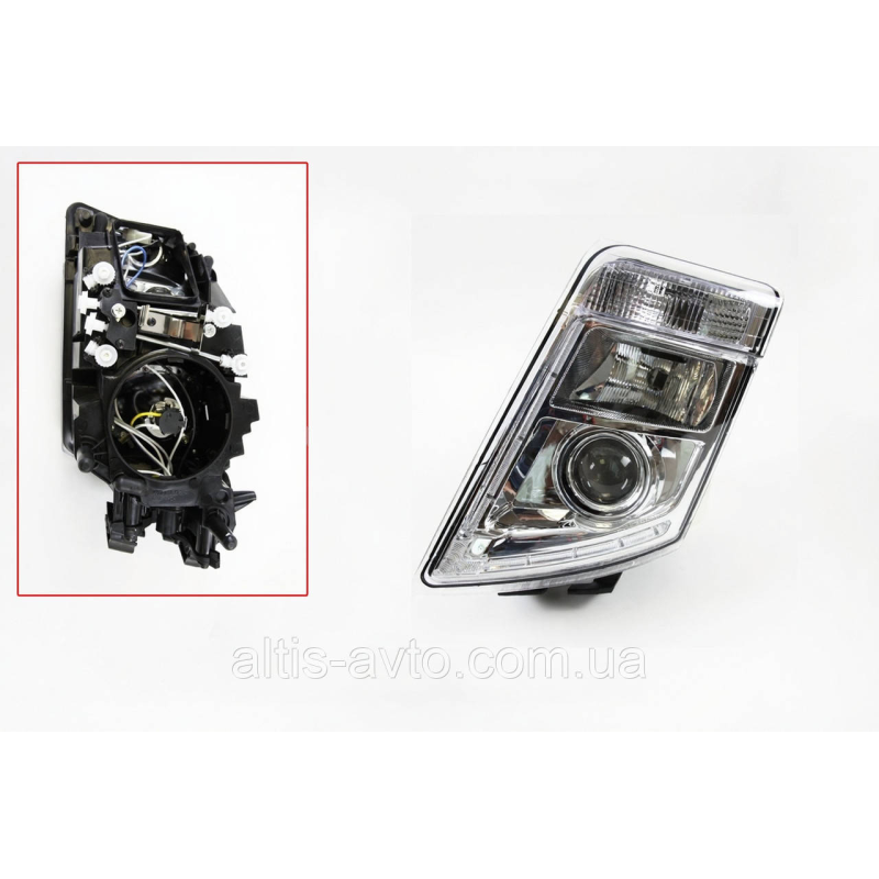 Фара левая VOLVO FH12 (G 4), FH13 (G 1), FH (G 3), FM (G 2), FM (G 1), FM (G 3) ➤ 21035638 Фара левая VOLVO FH12 (G 4), FH13 (G 1), FH (G 3), FM (G 2), FM (G 1), FM (G 3) ➤ 21035638