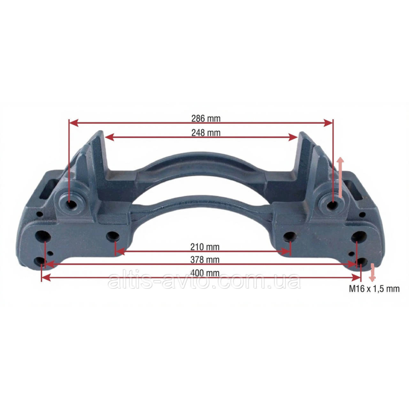 Скоба суппорта HALDEX MODUL X GEN 2 Trailors 22, 5 ➤ 34602410TE Скоба суппорта HALDEX MODUL X GEN 2 Trailors 22, 5 ➤ 34602410TE