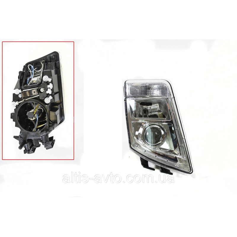 Фара правая VOLVO FH12 (G 4), FH13 (G 1), FH (G 3), FM (G 2), FM (G 1), FM (G 3) ➤ 21035637 Фара правая VOLVO FH12 (G 4), FH13 (G 1), FH (G 3), FM (G 2), FM (G 1), FM (G 3) ➤ 21035637