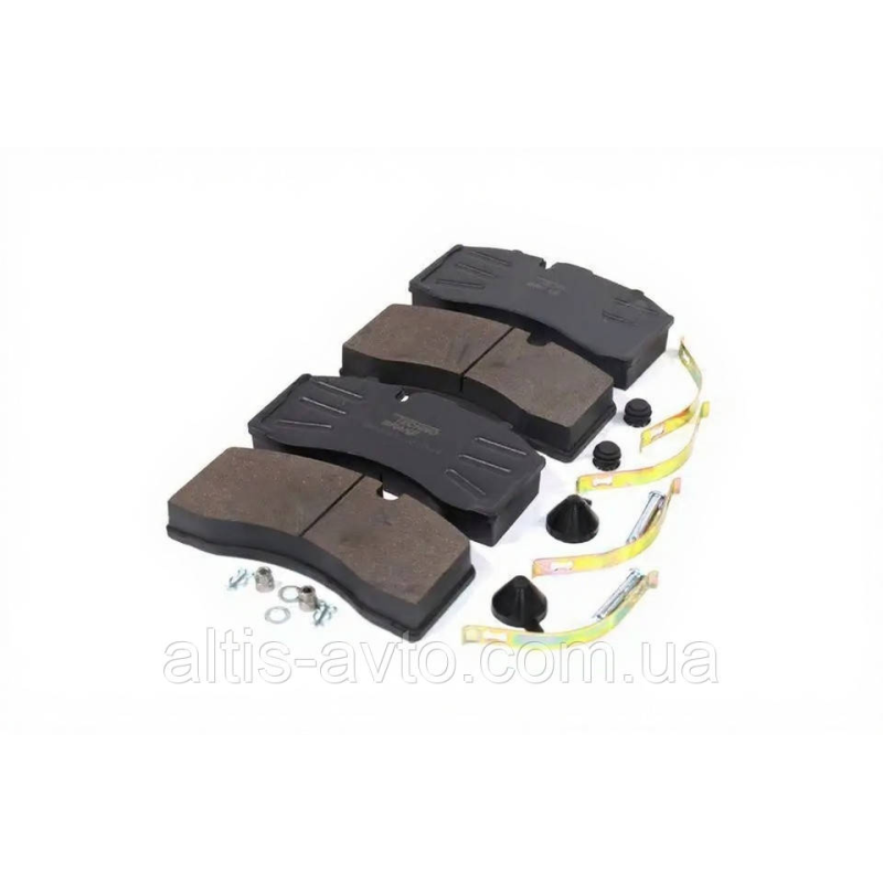 Тормозные колодки (комплект на ось) SAF 22,5 (Techno Brake) 960891E3 Тормозные колодки (комплект на ось) SAF 22,5 (Techno Brake) 960891E3