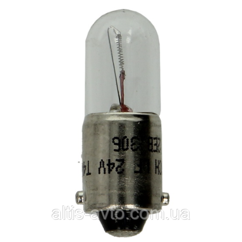Лампа 24V Т4W24V 4W ВА9s (Bosch) 1987302512