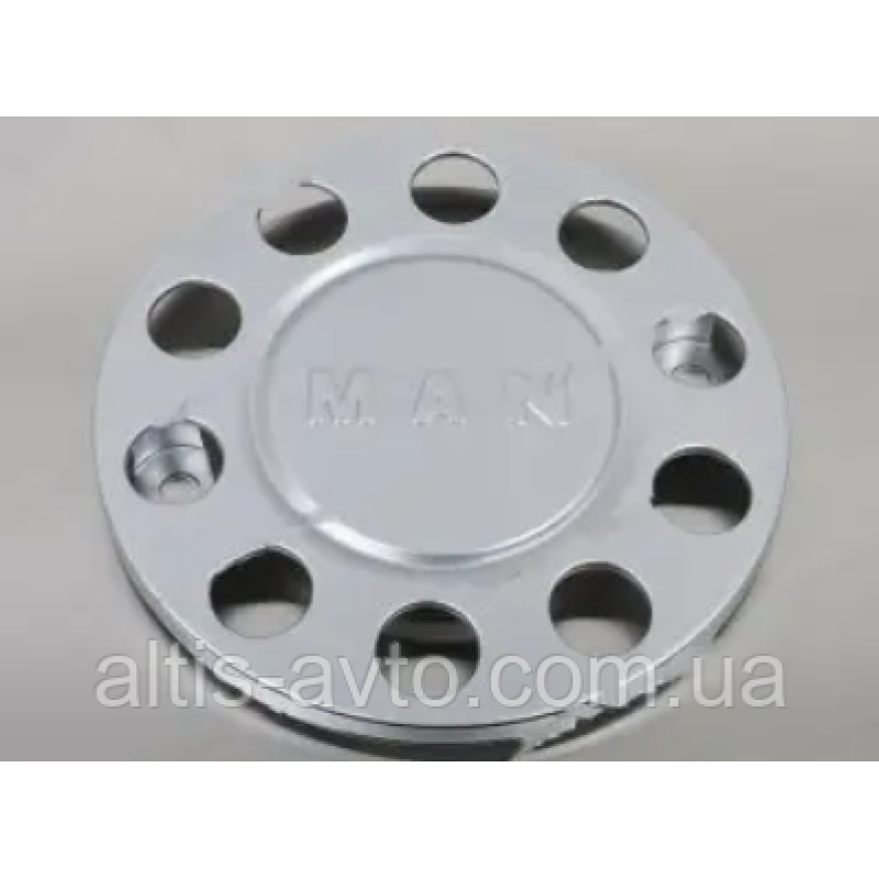 Колпак колеса металл передний 22, 5“ корона “MAN“ ➤ 13347CNT Колпак колеса металл передний 22, 5“ корона “MAN“ ➤ 13347CNT