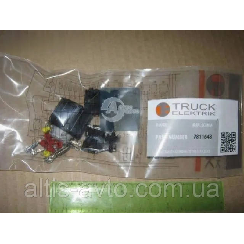 Штекер байонет 7-pin для DAF / MAN / FORD(TE PARTS) 7811648 Штекер байонет 7-pin для DAF / MAN / FORD(TE PARTS) 7811648