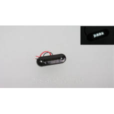 Фонарь декоративный 4 LED 24V белый тонированый ➤ MG103435