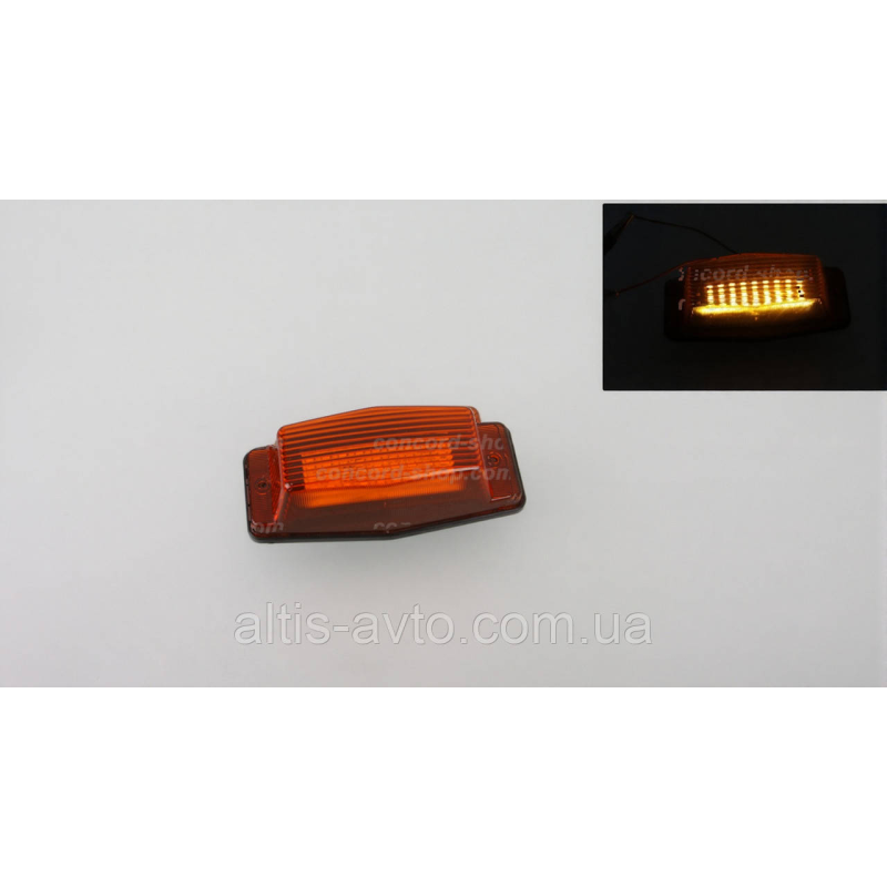 Фонарь габаритный LED желтый HOLLAND STYLE, дубль на капот ➤ MG102229 Фонарь габаритный LED желтый HOLLAND STYLE, дубль на капот ➤ MG102229