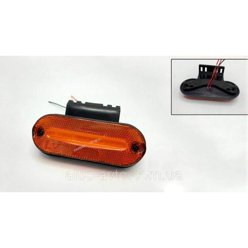 Фонарь габаритный ПРОДАЖА КОМПЛЕКТОМ 2ШТ ЦЕНА ЗА 1ШТ LED, овал, желтый ➤ MG101079 Фонарь габаритный ПРОДАЖА КОМПЛЕКТОМ 2ШТ ЦЕНА ЗА 1ШТ LED, овал, желтый ➤ MG101079
