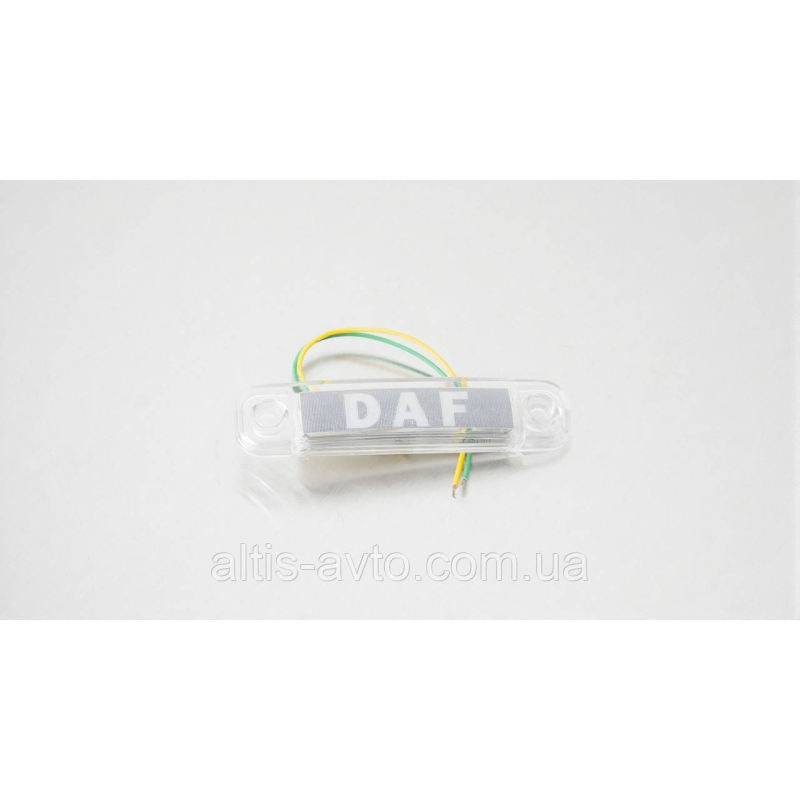 Фонарь габаритный вдоль надпись “DAF“ LED белый ➤ MG100925 Фонарь габаритный вдоль надпись “DAF“ LED белый ➤ MG100925