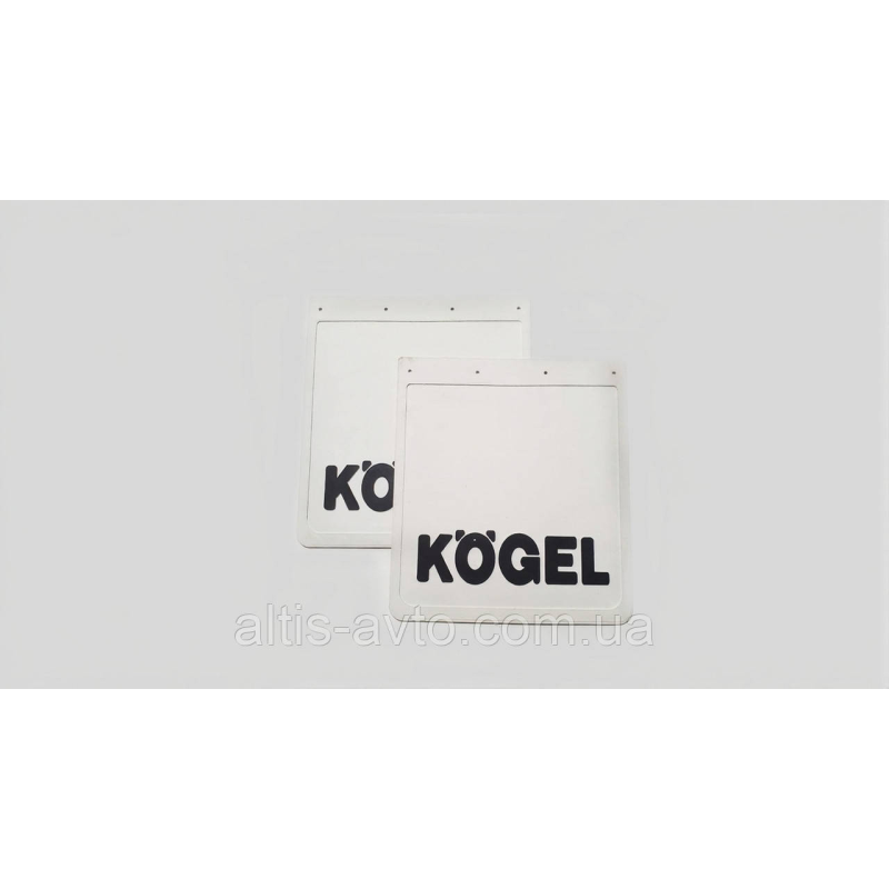 Комплект брызговиков белые “KOGEL“ компл. 2шт!, 3D!! ➤ MG100871 Комплект брызговиков белые “KOGEL“ компл. 2шт!, 3D!! ➤ MG100871