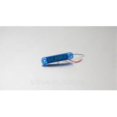 Фонарь габаритный вдоль надпись “Scania“ LED синий ➤ MG100790