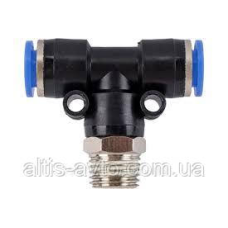Фиттинг тройник пластик M10x1, 5xD8xD8 ➤ MG100331