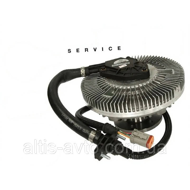 Вискомуфта Renault Magnum, Premium, Kerax (оригинал Beher) 8MV376730-091 с датчиком Вискомуфта Renault Magnum, Premium, Kerax (оригинал Beher) 8MV376730-091 с датчиком