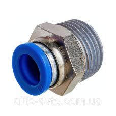 Фиттинг прямой мет/пластик M22x1, 5xD6 ➤ MG100186