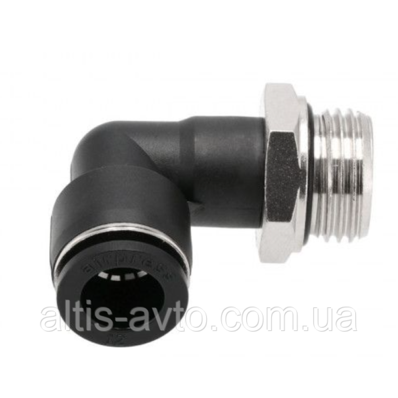 Фиттинг угловой пластик M22x1, 5xD12 ➤ MG100165 Фиттинг угловой пластик M22x1, 5xD12 ➤ MG100165