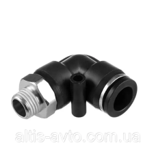Фиттинг угловой пластик M12x1, 5xD12 ➤ MG100161