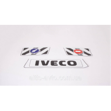 Брызговик прицепа (метла) белый “IVECO“ комплект из 3–х частей, 3D!! ➤ KP35240RS-92BIV1