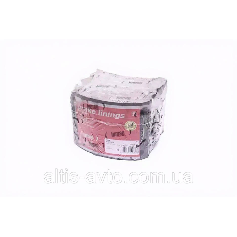 Тормозные накладки (комплект на ось) 360х140 1-й рем. MAN M2000 (Lumag) 170171010110 Тормозные накладки (комплект на ось) 360х140 1-й рем. MAN M2000 (Lumag) 170171010110