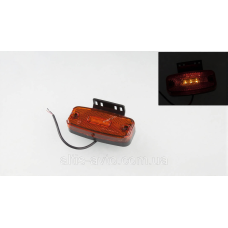 Фонарь габаритный ПРОДАЖА КОМПЛЕКТОМ 2ШТ ЦЕНА ЗА 1ШТ3 LED, 12–24V овал, желтый ➤ FR0199Y