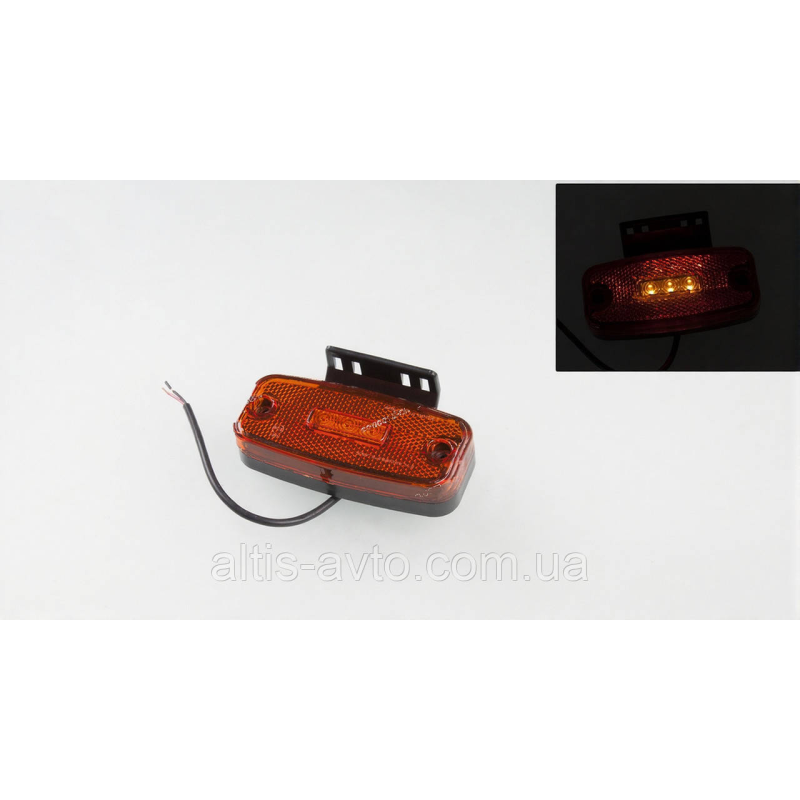 Фонарь габаритный ПРОДАЖА КОМПЛЕКТОМ 2ШТ ЦЕНА ЗА 1ШТ3 LED, 12–24V овал, желтый ➤ FR0199Y Фонарь габаритный ПРОДАЖА КОМПЛЕКТОМ 2ШТ ЦЕНА ЗА 1ШТ3 LED, 12–24V овал, желтый ➤ FR0199Y
