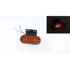 Фонарь габаритный ПРОДАЖА КОМПЛЕКТОМ 2ШТ ЦЕНА ЗА 1ШТ3 LED, овал, желтый ➤ FR0181Y